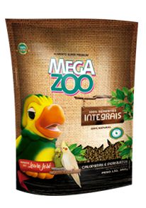 Mega Zoo Calopsita e Periquitos Integral - 350g 30% de DESCONTO