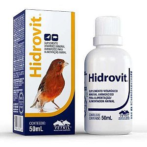 Hidrovit - 50ml - Suplemento para pássaros