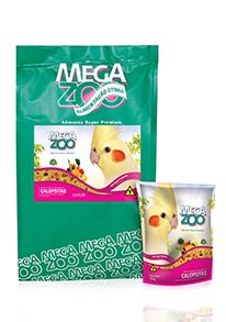 Ração Megazoo Calopsitas Frutas e Legumes - 350g e 5kg