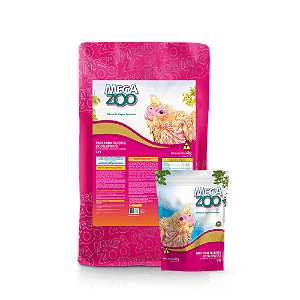 Megazoo papa para filhotes de Calopsitas l-19 - 500g e 6kg