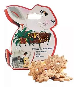 Petisco Para Coelhos E Outros Roedores Flower Seeds 80 Gr