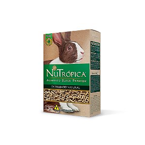 Ração Nutrópica Coelhos Adultos Natural 1,2 kg val 01/05/26