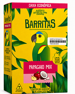 Barritas Para Arara E Papagaio Com Maçã Zootekna cx com 6un