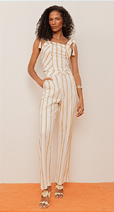 Conjunto Nira - (Off/Amarelo)