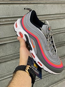 nike 97 preto e laranja