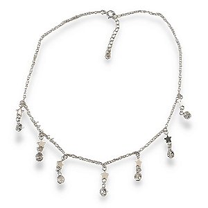 COLAR CHOKER PONTOS DE LUZ ESTRELAS