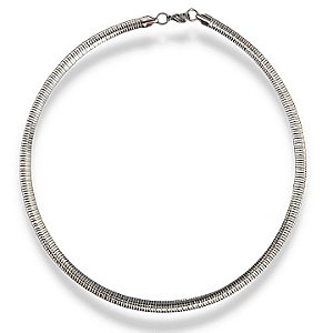 COLAR CHOKER DE AÇO INOX LAMINADO