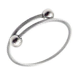 BRACELETE TORCIN BALLS AÇO CIRÚRGICO 316L