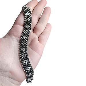 Pulseira Mosaico Pikun Bali em Prata 925