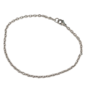 Pulseira de Aço Inox Cirúrgico Unissex Elos Cadeado