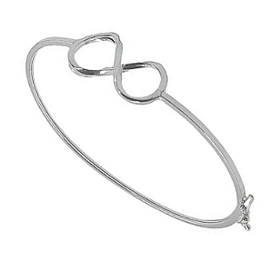 Bracelete de Prata Infinito - Linha Essencial