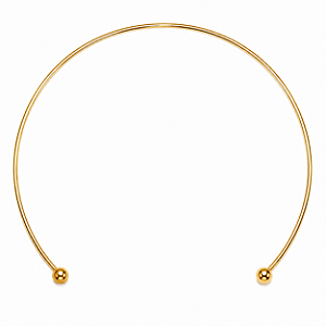 Colar Choker Aço Cirúrgico com Ouro 18K Classic