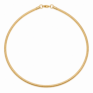 Cordão Choker Rabo de Rato Estruturado 40 cm 3 mm