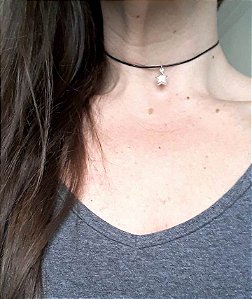 COLAR CHOKER ESTRELINHA DE PRATA