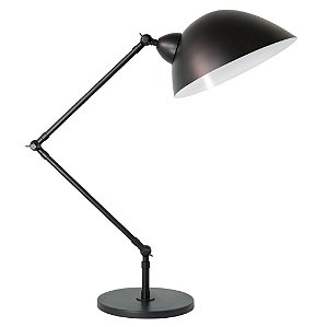 Luminária de Mesa Baboo Haste Flexível Metal 60x21cm Golden Art 1x Lâmpada E27 Bivolt M1060-30 Mesas e Escritórios