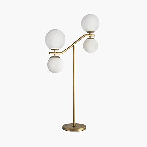 Abajur Golden Art M1865-4 ESCORREGADOR Esfera de Vidro Moderna 4 SOQ. G9 4xG9 61 cm