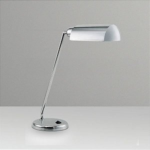 Abajur Luminária de Mesa Inclinada Calha Alumínio Bivolt 40cm de Altura Desk Golden Art E-27 M683 Escritórios e Quartos