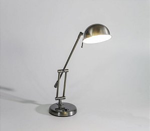 Luminária de Mesa Danny Articulada Metal 40x14cm Golden Art 1x G9 Halopin Bivolt M685 Balcões e Cabeceiras