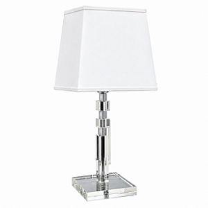 Abajur Golden Art Gyo I Acrílico Cristal e Alumínio 47cm 1xE27 M723AL