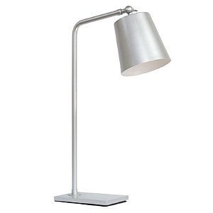 Abajur Luminária de Mesa Alumínio Bivolt Estudo 60cm de Altura Brida Golden Art G9 M760 Cabeceiras e Mesas