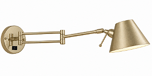 (Pintura) Arandela Golden Art Juliette P250PI Articulada Braço 55cm 1xG9