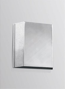 Arandela Interna Alumínio Cromado Balizador Luz Indireta 12x12 Golden Art G9 P310 Corredores e Salas