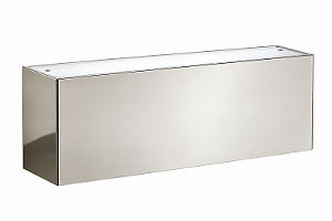 Arandela Retangular Golden Art 40x10x14cm 2 Fachos 2xE27 P345-40PI