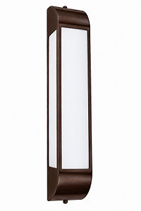 (Pintura) Arandela Golden Art P389PI Camarim Acrílico Policarbonato Decorativa 9x40 E-27 Corredores e Salas