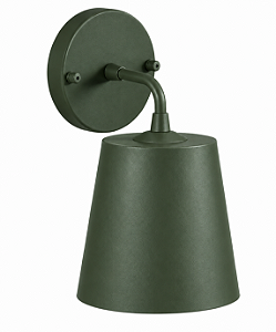 Arandela Brida Cupula Conica Metal 16x11cm Golden Art P760 1x Lâmpada E27 Bivolt Quartos e Corredores