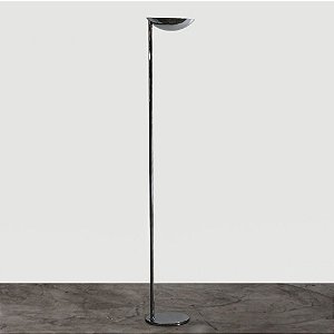 Coluna Stella Vertical Alumínio Aço Cromado 175x28cm Golden Art 1 R7 Halógena Lapiseira C841 Salas e Quartos