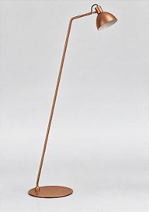 Coluna Seed Inclinada Cupula Sino Metal 130x30cm Golden Art C893 1x E27 Bivolt Salas e Quartos