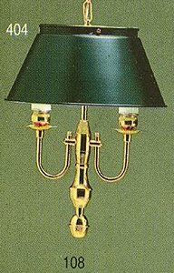 Lustre Inglês Clássico 2 Braços Vela Pendente Luminária Colonial Retrô Sala Balcão Comercial T006