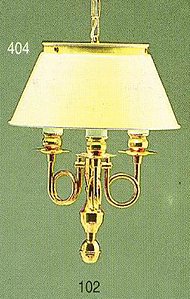 Pendente Inglês Vintage Torcido Metal Dourado Cúpula Branca 3 Lâmpadas 26x41 Golden Art E-27 T010 Entradas e Sala