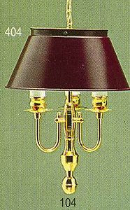 Pendente Inglês Vintage Dourado Cúpula Colorida 3 Lâmpadas 26x41 Golden Art E-27 T012 Salas e Hall