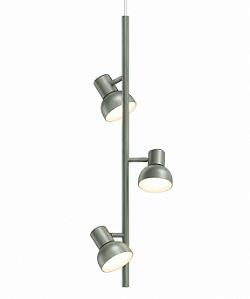 (Pintura) Pendente Golden Art Escriba Vertical 98cm 3 Soquetes E27 T1810V-3PI
