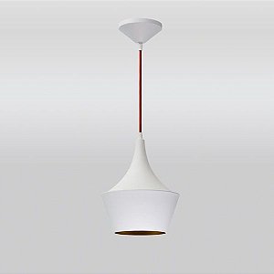 Pendente Papey Sino Vertical Alumínio Preto 26x23cm Golden Art 1x Lâmpada E27 Bivolt T9078-C Balcões e Cozinhas