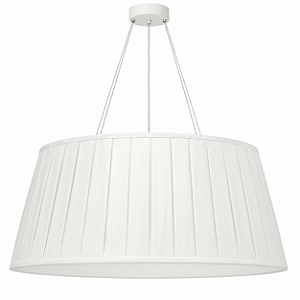 Pendente Seda Pregueada Golden Art Ø70x60cm Altura 30cm 3xE27 T970PI