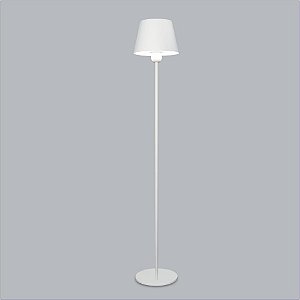 Luminária de Chão Aquarela Metal Branco 150x25cm Usina Design 1x Lâmpada E27 Bivolt 16209-150 Salas e Quartos