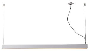 PENDENTE RÉGUA 16360/251 NAZCA Usina Design Perfil Linear Haste Moderno  x 4,9 X 2,5m X 4,7 (1m cabo) x 2 - T8 - 120Cm