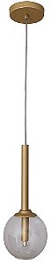 PENDENTE BALL 16410/14  Usina Design Moderno com GLOBO DE VIDRO (Haste 550mm) x Ø25X25X1m x 1  G9