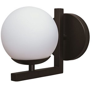 ARANDELA ANGULAR 16459/12 Usina Design Moderna com GLOBO Vidro Ø120mm 120x155x190
