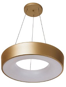 Pendente DÂNDI Redondo Usina Design LED Frio Difusor EM ACRI. Ilum. Direta Indireta Vazado x Ø63 X 9cmX1000 x LED32,8W 4000K/BIVOLT 19002/63 LED4