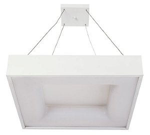 Pendente BELIZE Usina LED Frio Difusor EM Acrilico Ilum. Diretae Indireta (BASE Vazada) x 480X480X1000 x LED36,8W 4000K/BIVOLT