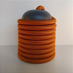 Cabo Eletrico PP Tecido Cobre  para Luminárias Decorativo p/ Aumentar Tamanho  2x 0,50mm 300v (10 metros)