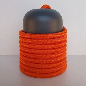 Cabo Eletrico PP Tecido Laraja  para Luminárias Decorativo p/ Aumentar Tamanho  2x 0,13mm 300v (ROLO 100 metros)