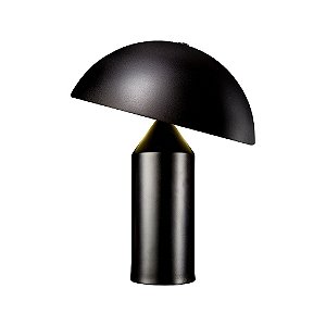 Abajur Dueluci 1100 COG Alumínio Industrial Cogumelo Cupula 1/2 Esfera Articulado Ø31 x A42cm - 2 x G9 Led