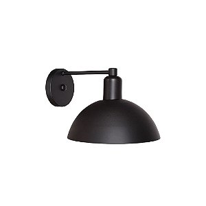 Arandela Dueluci 726 SFERA Alumínio Industrial Cupula Metal Redonda Vintage Ø20 x P22 x A16 cm - 1 x E27