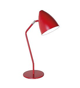 Abajur Luminária de Mesa Retrô Colorido Foco Direcionável Bivolt Ø16x30cm E-27 Eletrônica Munclair 7295 Escritórios e Quartos