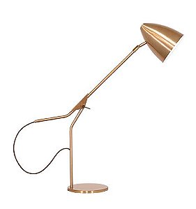 Abajur Articulado Munclair 7319 Asa Erlon Tessari Cupula Metal 1E27 BULBO LED ATÉ 10W NÃO INCLUSA