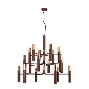 Lustre Rudá 18 Braços Munclair Iluminação – Design Studio, Ø100cm, 36 Soquetes GU10 1263-18